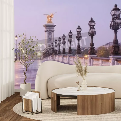 Papier peint  Un pont à Paris