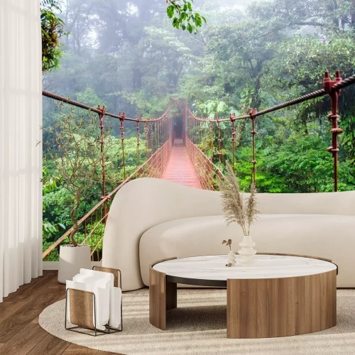 Papier peint  Pont rouge à Costarica