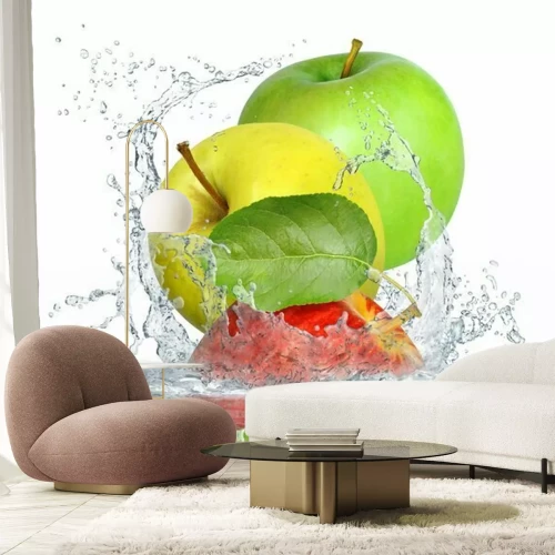 Papier peint  Trois couleurs de pommes
