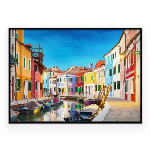 Poster  Maisons colorées dans le quartier de Burano à Venise