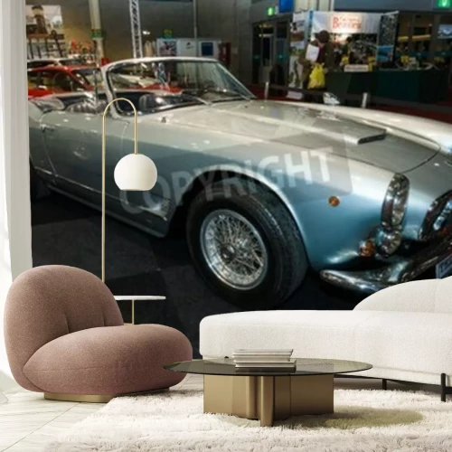 Papier peint  MAASTRICHT, PAYS-BAS - 9 janvier 2015: Voiture de sport Maserati Spyder 3500 par Vignale, 1962. International Exhibition & Inter TopMobiel 2015