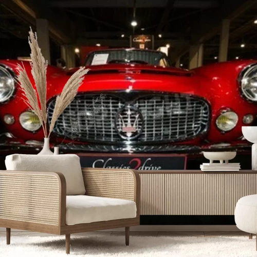 Papier peint  MAASTRICHT, PAYS-BAS - 8 janvier 2015: voitures Maserati 3500 GT Coupé (Tipo 101), 1959. International Exhibition & Inter TopMobiel 2015