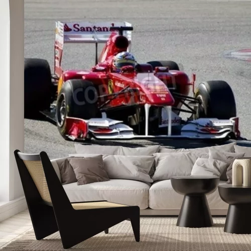 Papier peint  Bolide de Fernando Alonso en Espagne