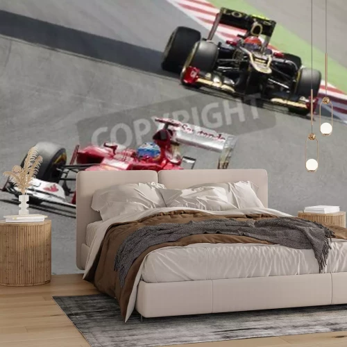 Papier peint  Formule 1 course de bolides