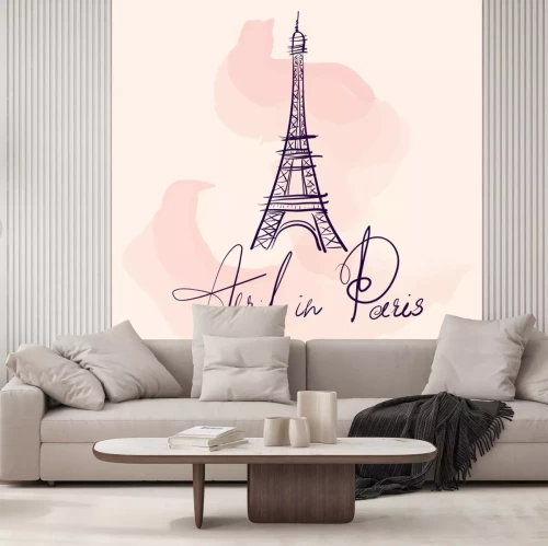 Sticker  Paris. Vector illustration