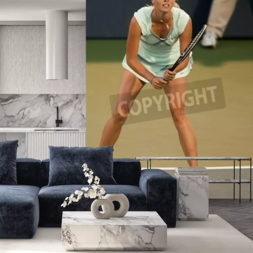 Papier peint  Sharapova prête à jouer