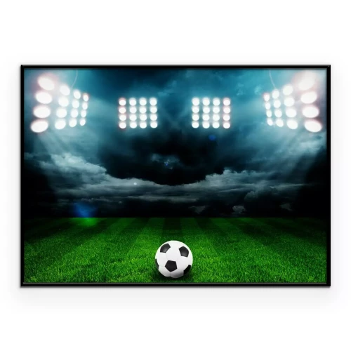 Poster  Du football sur le terrain de football