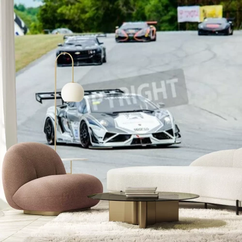 Papier peint  Choun BURI - 5 juillet Chonsawat Une Lamborghini Gallardo LP600 avec GT3 FL2 sur l'affichage à la Thaïlande Super Series 2014 Course 3 le 5 Juillet 2014 au Circuit International de Bira Pattaya, Chon 