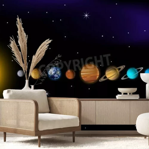 Papier peint  Planètes du système solaire en ligne