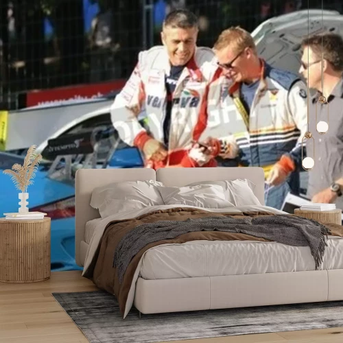 Papier peint  Formule 1 pilotes avant la course