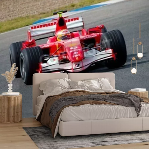 Papier peint  Bolide sur la piste de formule 1