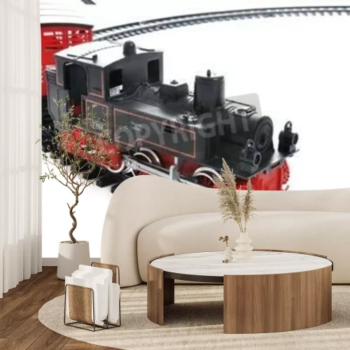 Papier peint  Train jouet locomotive