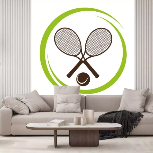 Sticker  Sports design, vector illustration.