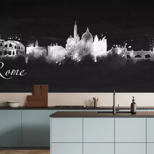 Sticker  Silhouette chalk Rome