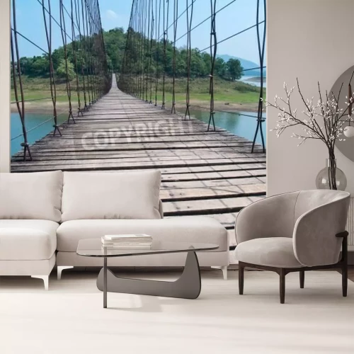 Papier peint  Pont rivière Thaïlande