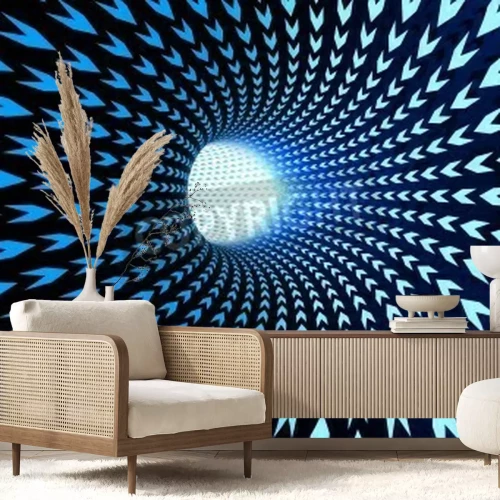 Papier peint  Tunnel de flèches 3d