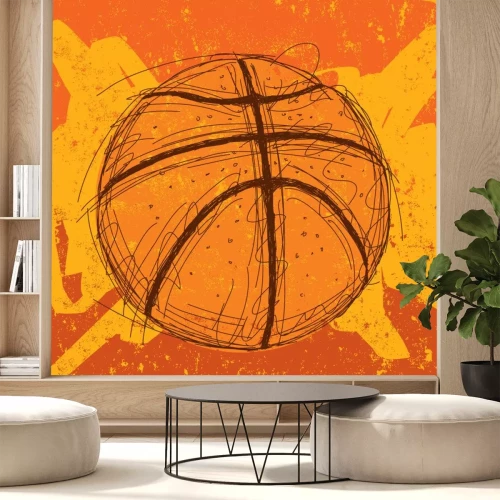 Sticker  Basketball fond