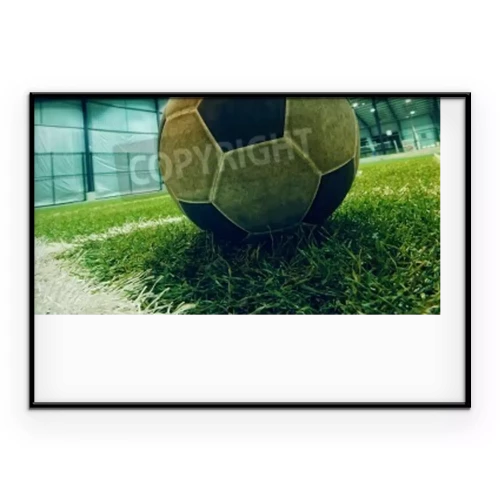 Poster  Football dans la salle de football