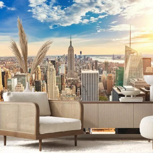 Papier peint  Manhattan vue aérienne