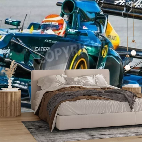 Papier peint  Bolide de formule 1 course