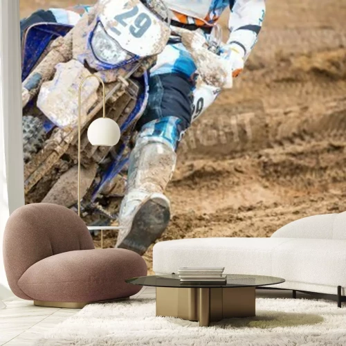 Papier peint  Gros plan d'un vélo de motocross