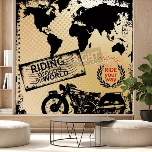 Papier peint  Background image de moto avec