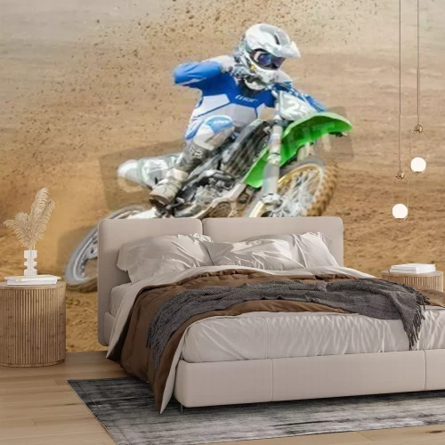 Papier peint  VLADIMIR, RUSSIA - AUGUST 8: Team IMBA Cup of Nations (motocross) in Vladimir, August, 8, 2010 in Vladimir, Russia.