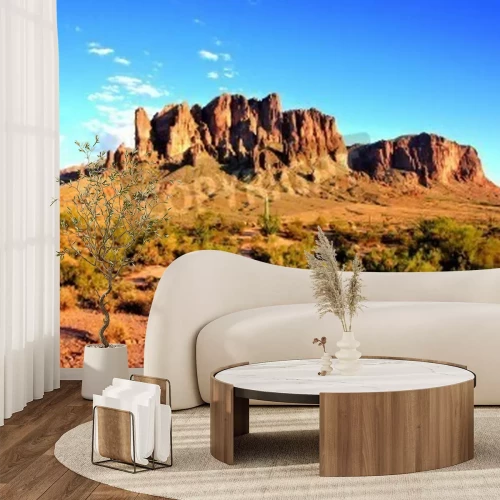 Papier peint  Désert de l'Arizona au crépuscule