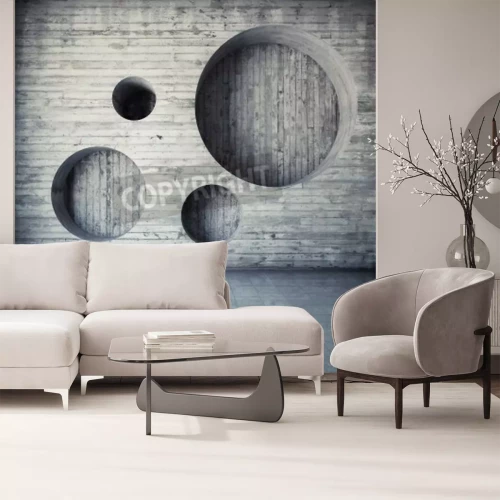 Papier peint  3D brique