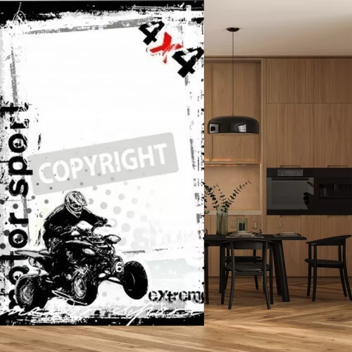 Papier peint  Dirty motor sport 1