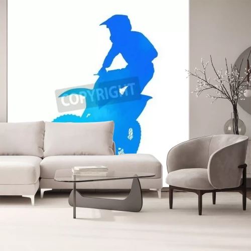 Papier peint  Motocross