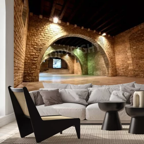 Papier peint  Bâtiments au sous-sol à Barcelone