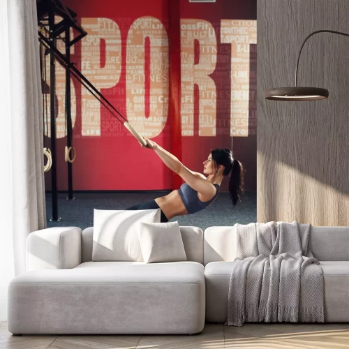 Sticker  Séance d'entraînement Crossfit sur l'anneau