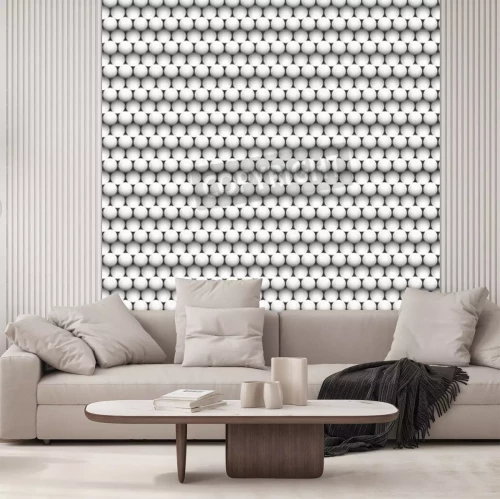 Papier peint  Motif 3D avec des roues