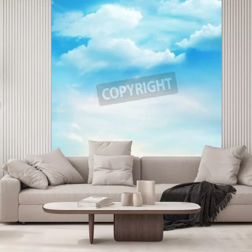 Papier peint  Ciel couvert de nuages