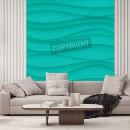 Papier peint  Motif ondulé 3D