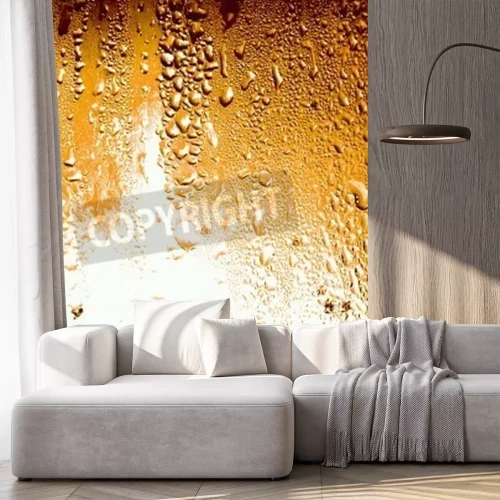 Papier peint  Gros plan sur une boisson fraîche