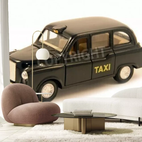 Papier peint  Taxi londonien jouet
