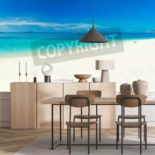 Papier peint  Panorama d'une plage tropicale