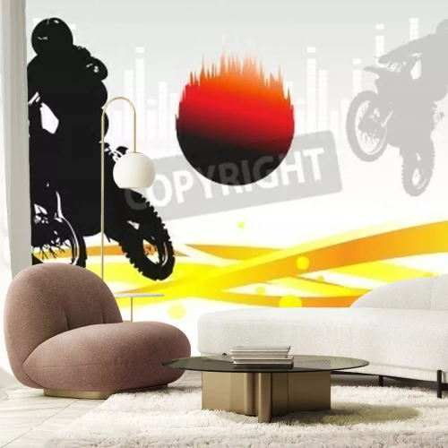 Papier peint  Racing.