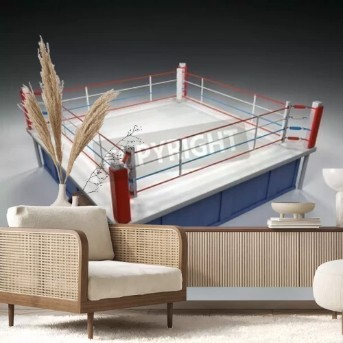 Papier peint  Boxe 3d ring