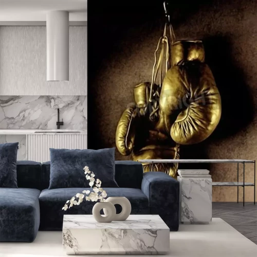 Papier peint  Boxe gant sur un crochet