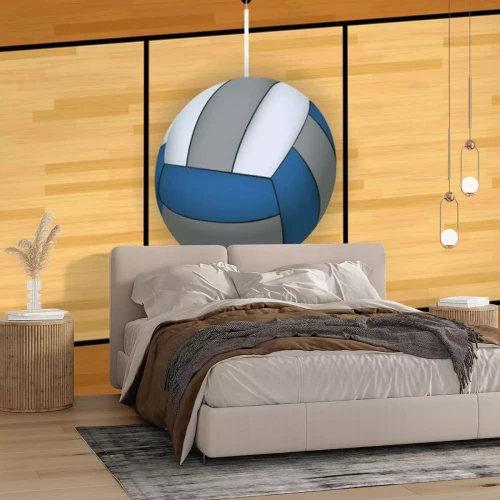 Sticker  Volley-ball et de fond Illustration