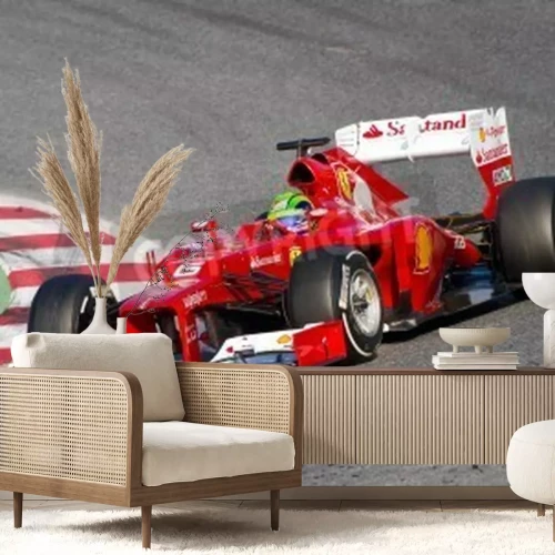 Papier peint  Formule 1 voiture dans un virage