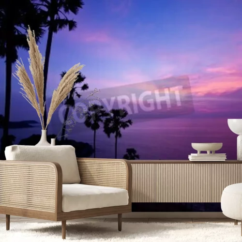 Papier peint  Tropiques au crépuscule