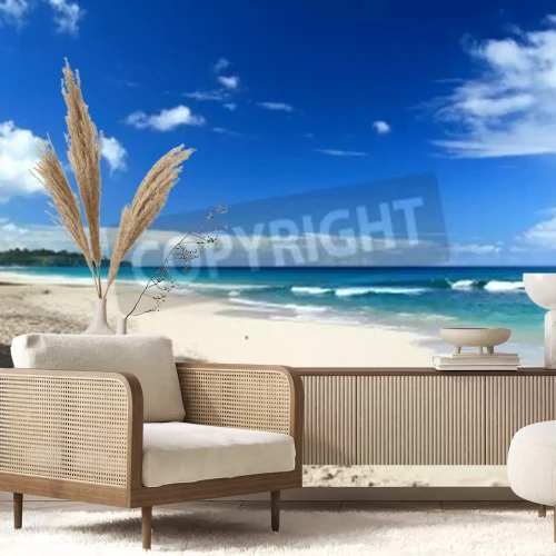 Papier peint  Mer tropicale des Caraïbes