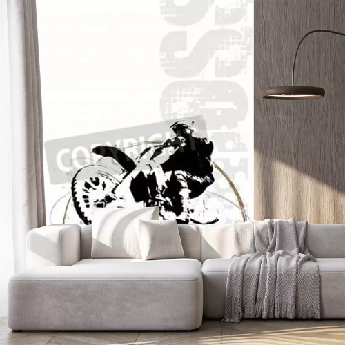 Papier peint  Motocross poster background