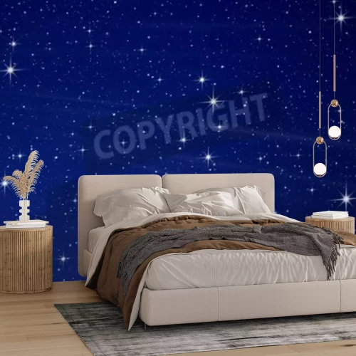 Papier peint  Ciel nocturne et étoiles