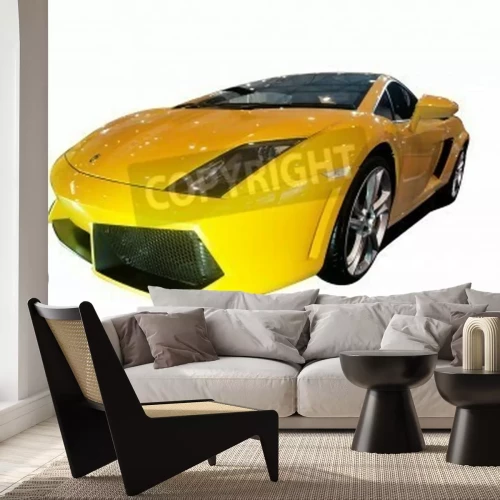 Papier peint  Beijing, Chine, le 23 Avril, 2012: Pékin international auto show, ford voiture de sport Lamborghini locale, Beijing, en Avril 2012,