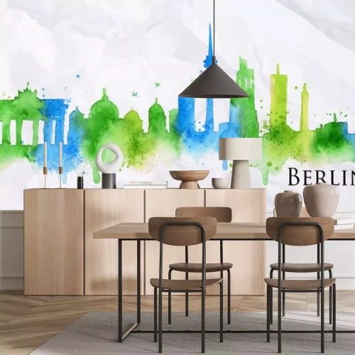 Sticker  Silhouette aquarelle Berlin